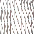 Stainless Steel Wire Rope Ferrule Mesh Netting For Balustrade